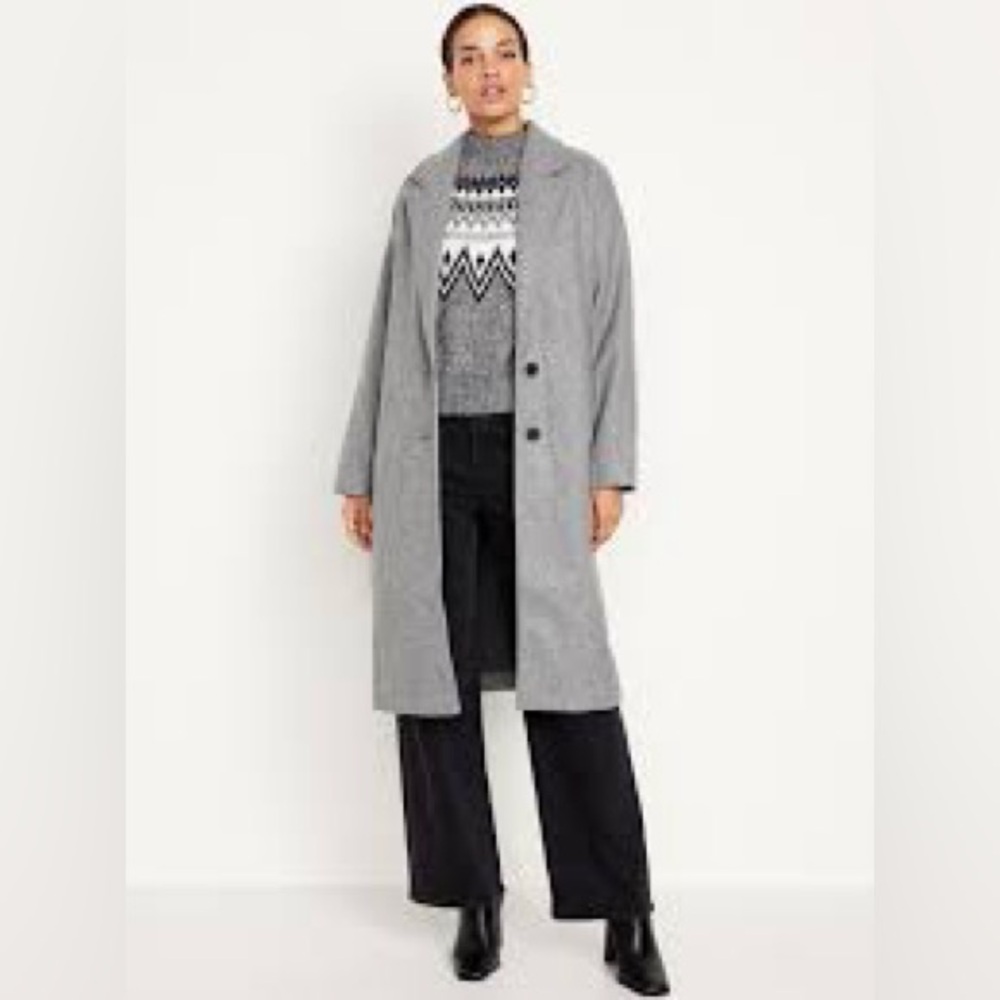 Old Navy Long Gray Coat
